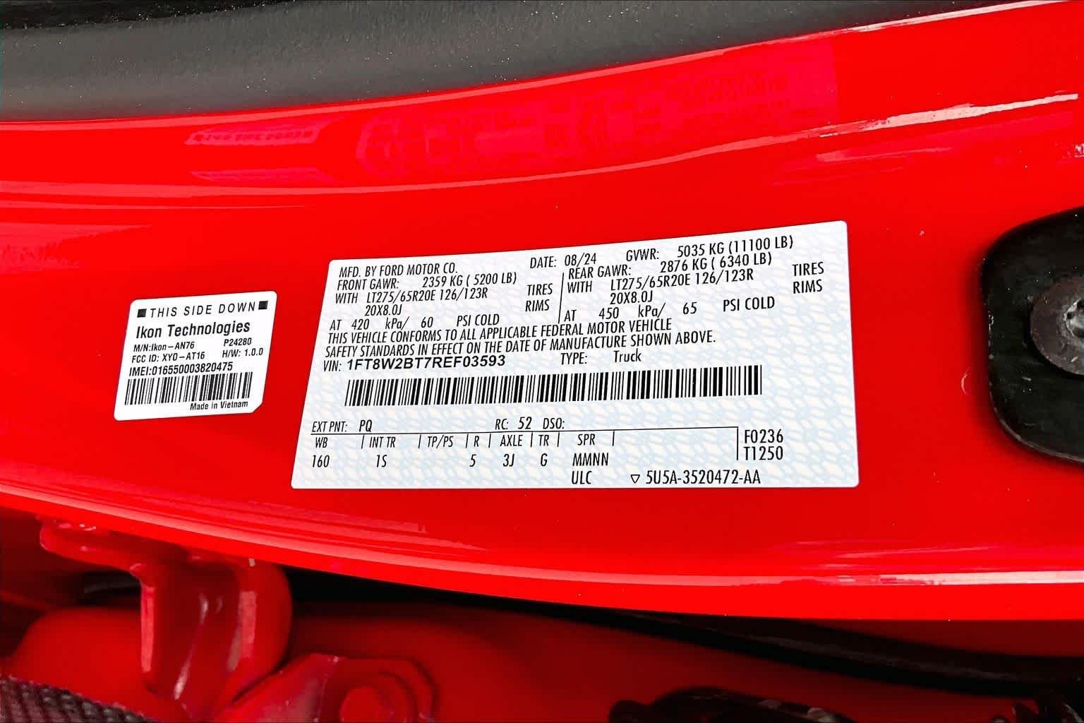 Certified Used 2024 Race Red Ford XL image 33