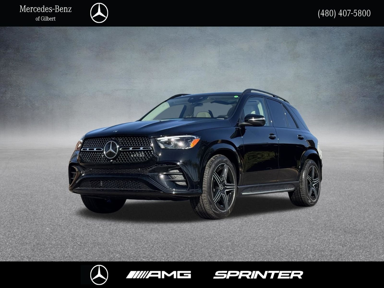 New 2026 Obsidian Black Metallic Mercedes-Benz GLE 450 image 1