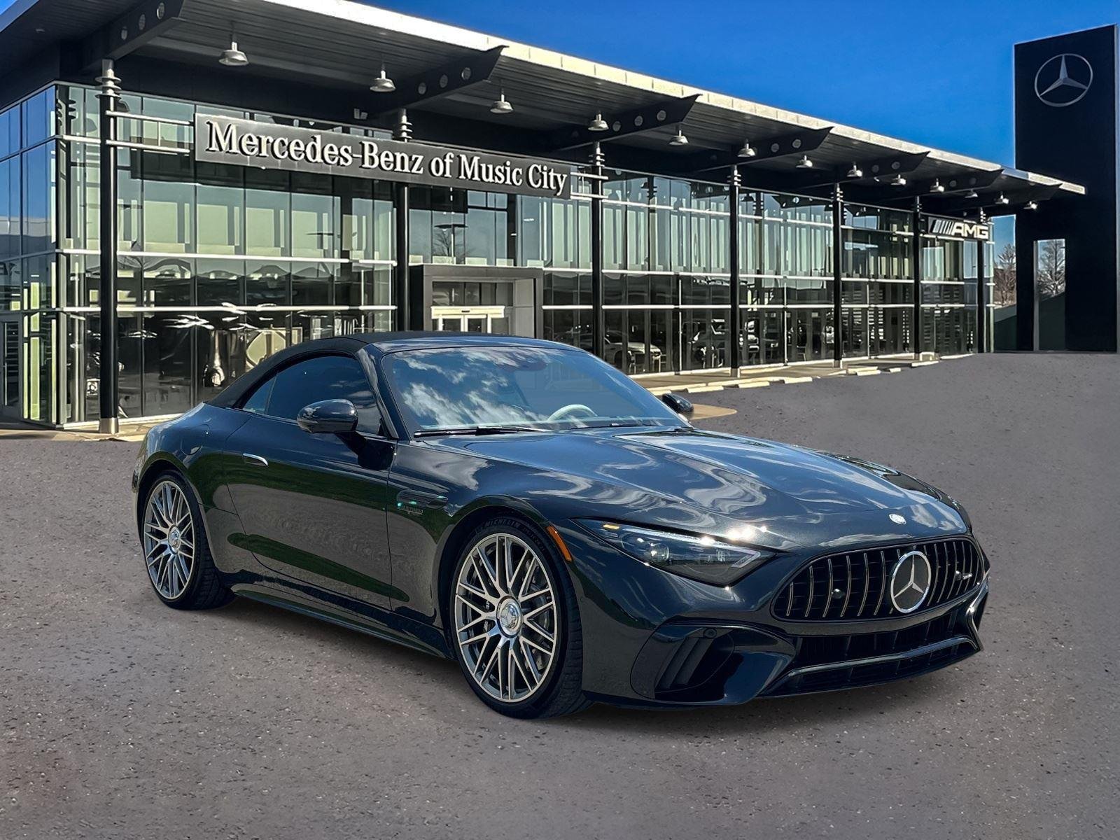 Certified Used 2024 Obsidian Black Metallic Mercedes-Benz AMG® SL 63 image 3