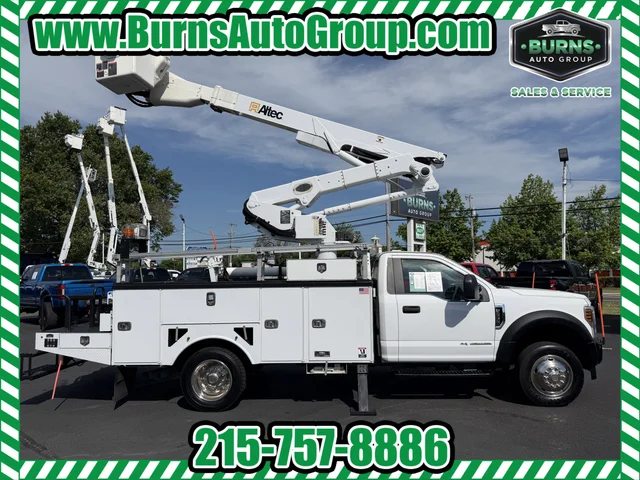 2019 Ford F550 4x4 Diesel Altec AT41M 46ft Material Handler Bucket Tru 