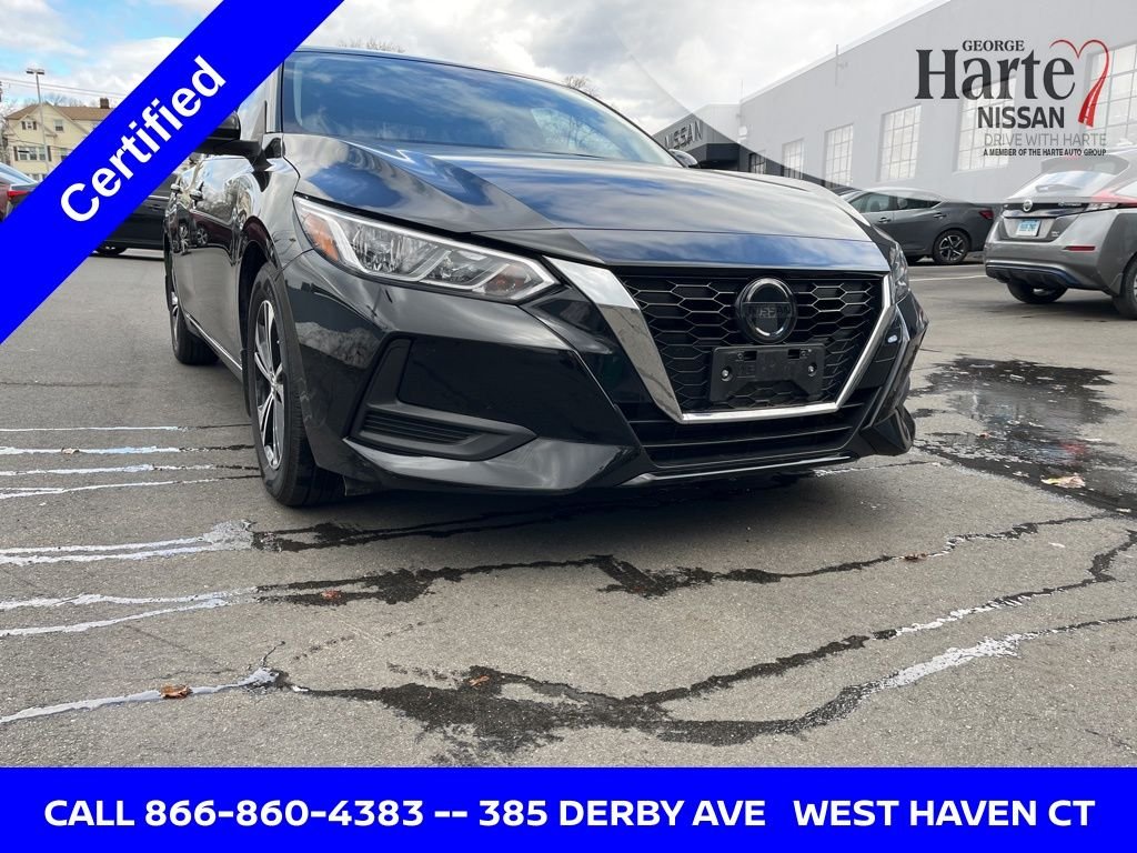 Certified 2023 Nissan Sentra SV with VIN 3N1AB8CVXPY243855 for sale in West Haven, CT