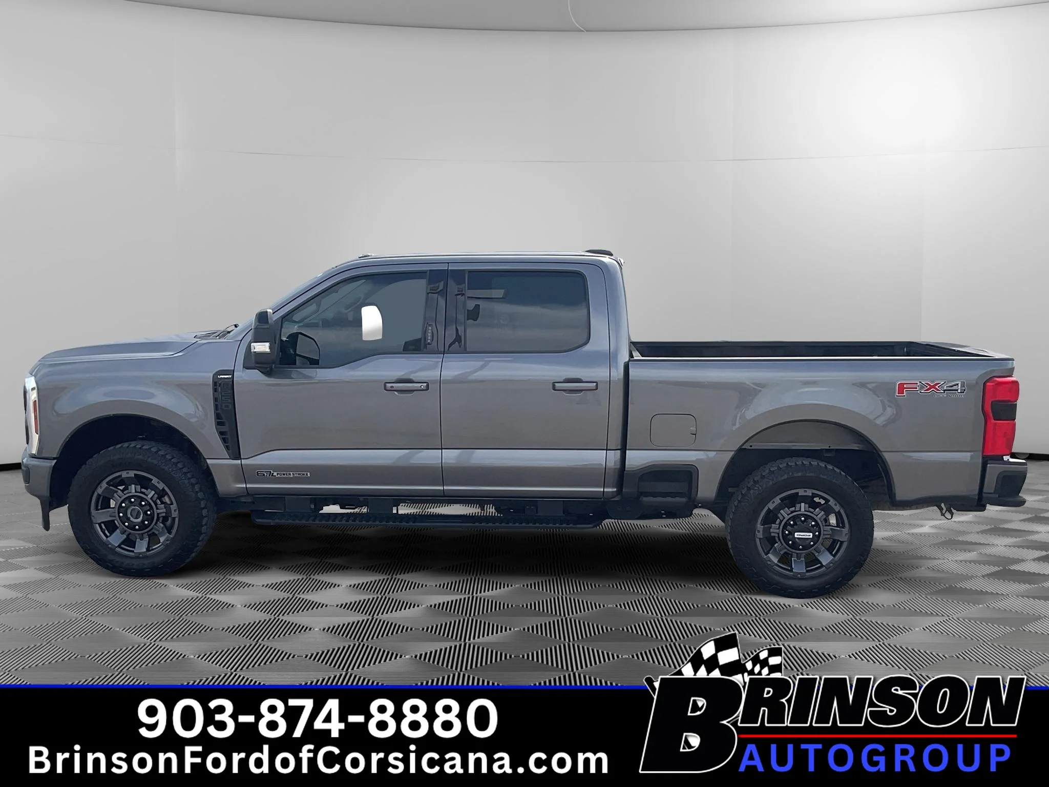 Used 2024 Carbonized Gray Metallic Ford LARIAT image 4