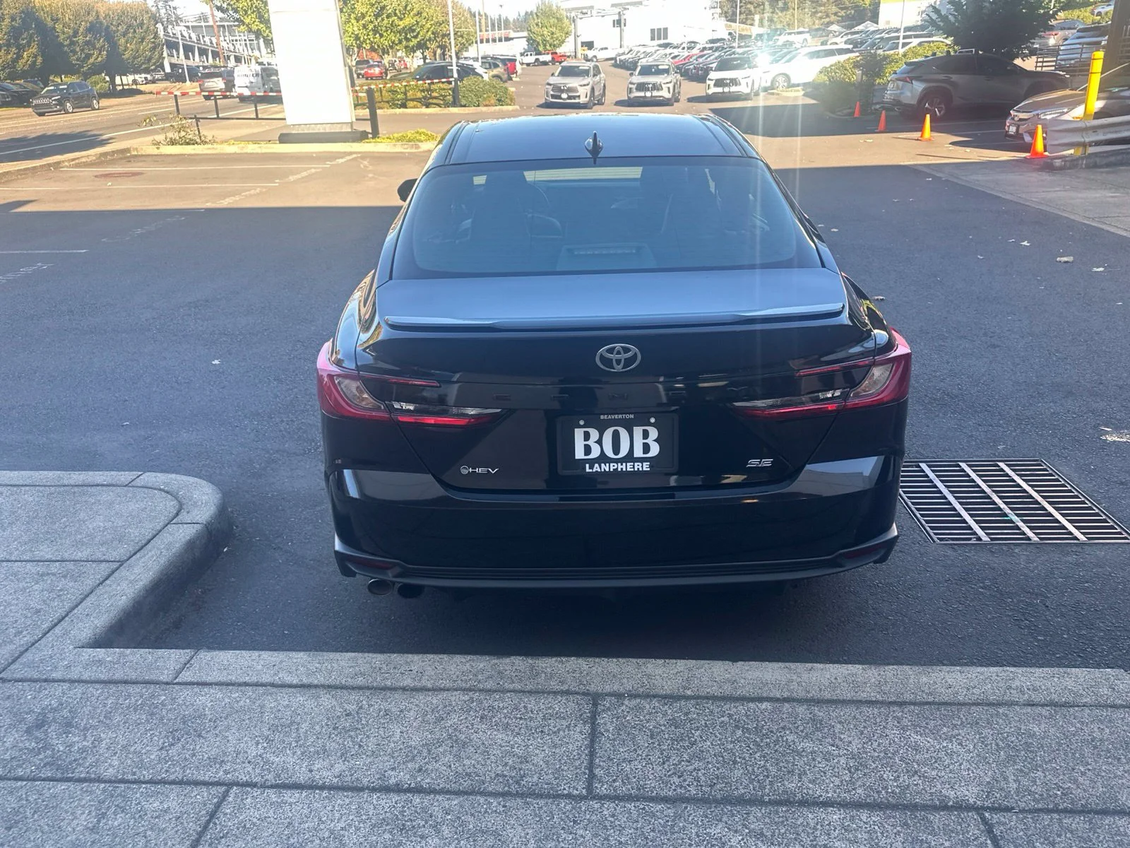 Used 2025 Black Toyota SE image 4