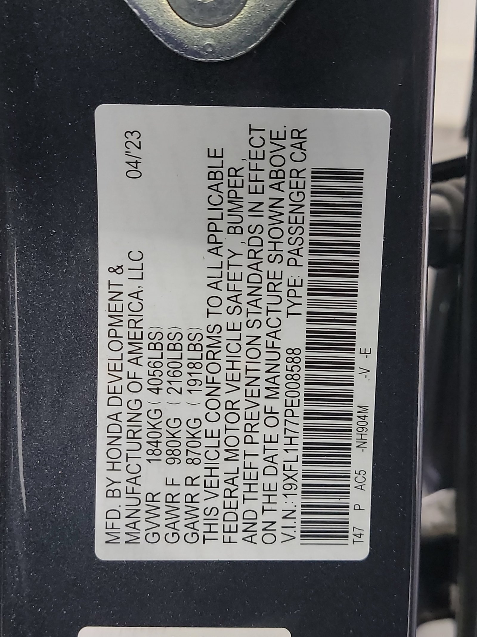 2023 Honda Civic Hatchback EX-L - Photo 33