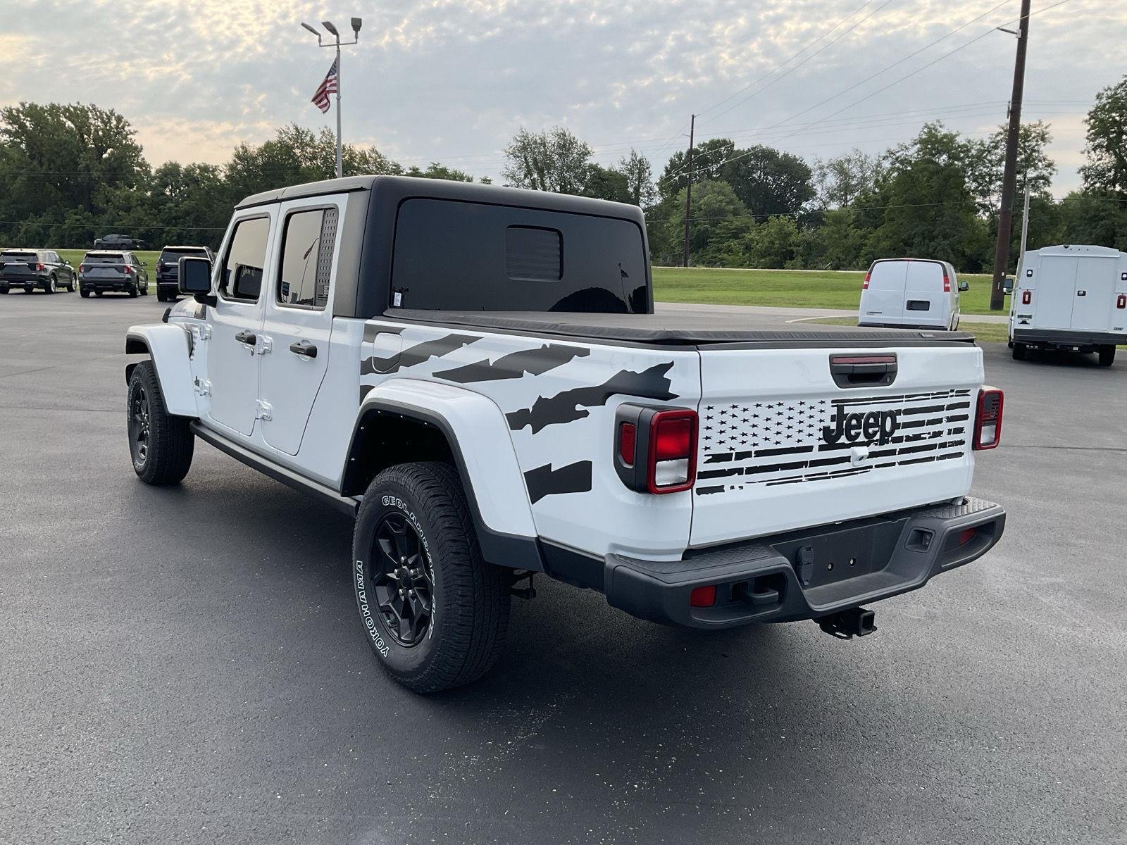 Used 2022 Bright White Clearcoat Jeep Willys image 8