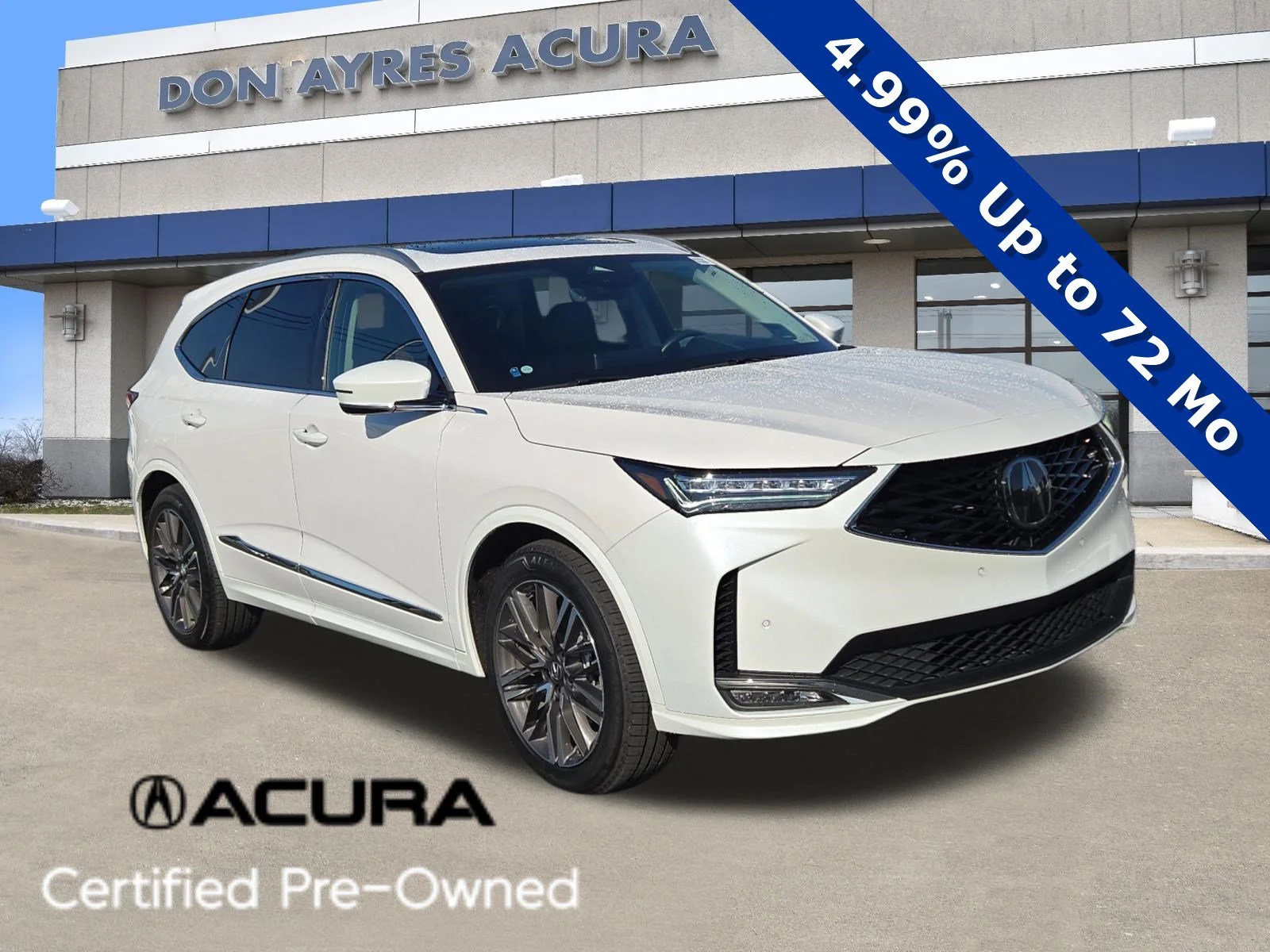 Certified Used 2025 Platinum White Pearl Acura SH-AWD ADVANCE image 37