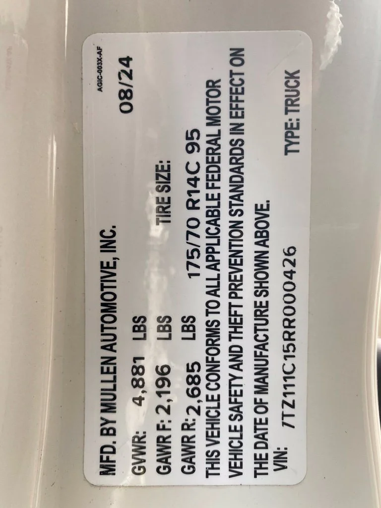 Used 2024 White MULLEN  image 22