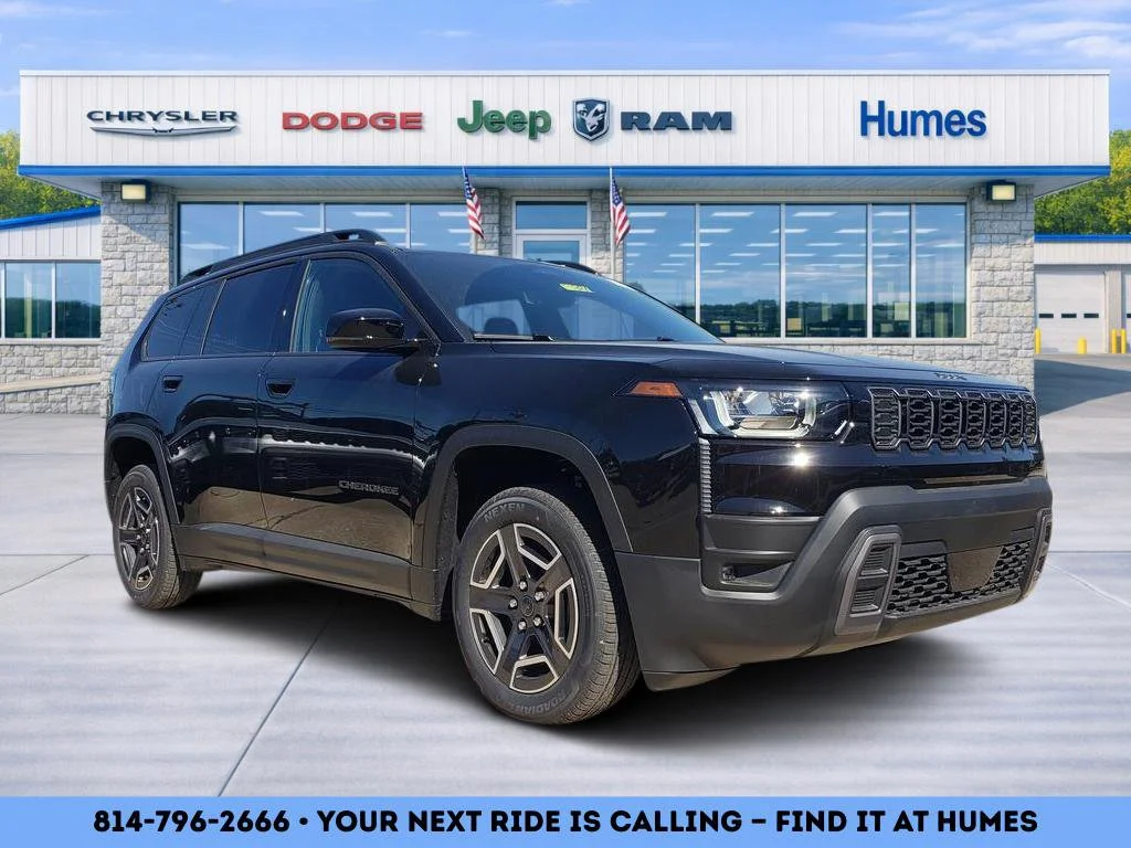 New 2026 Diamond Black Crystal Pearl-Coat Exterior Paint Jeep Limited image 1
