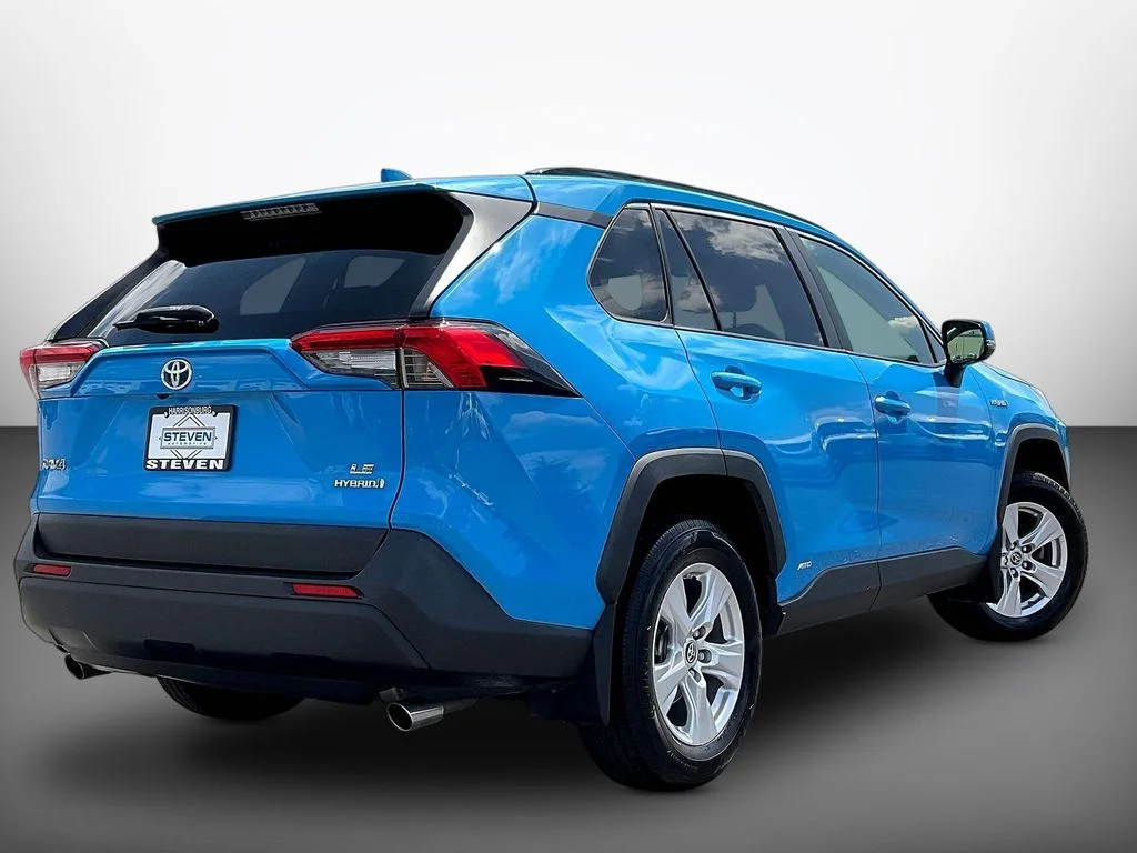 Certified Used 2019 Blue Toyota LE image 6
