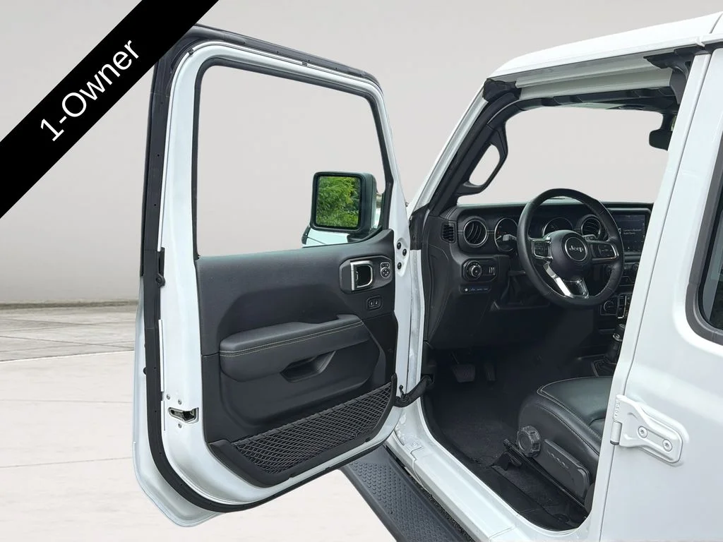 Used 2023 Bright White Clearcoat Jeep Sahara 4xe image 38