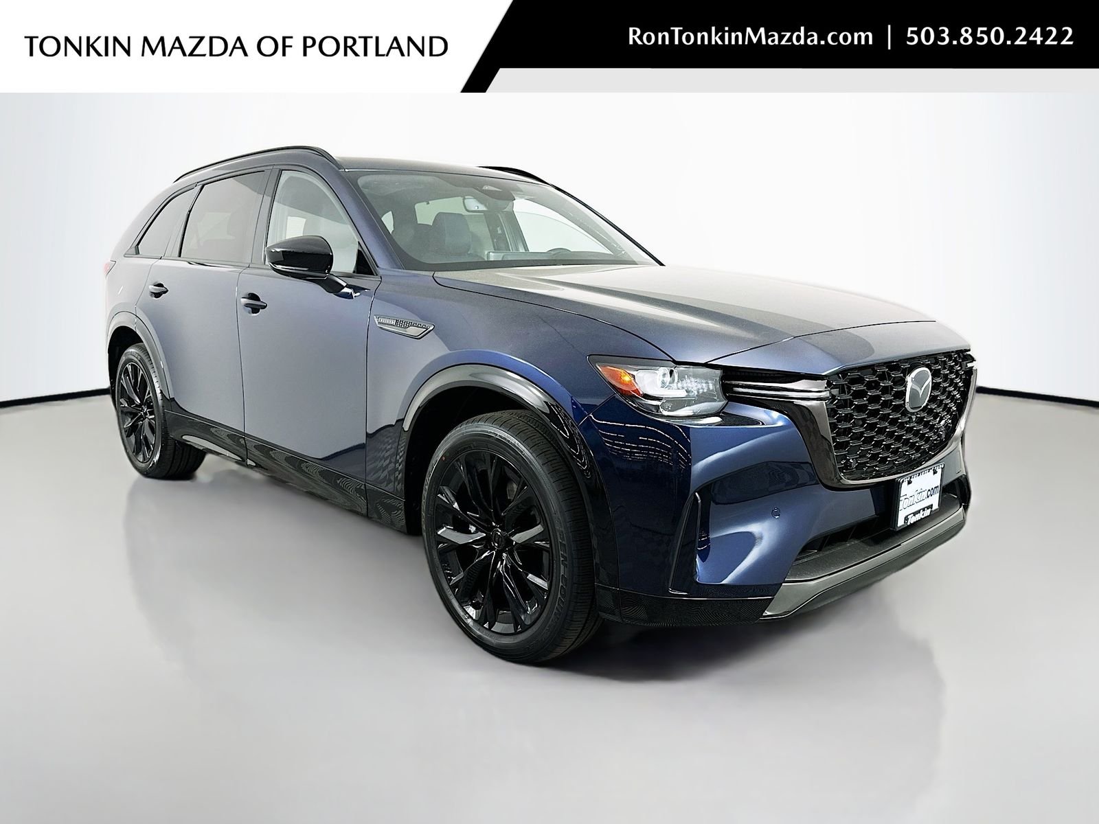 New 2026 Deep Crystal Blue Mica Mazda 3.3 Turbo S Premium Sport AWD image 1