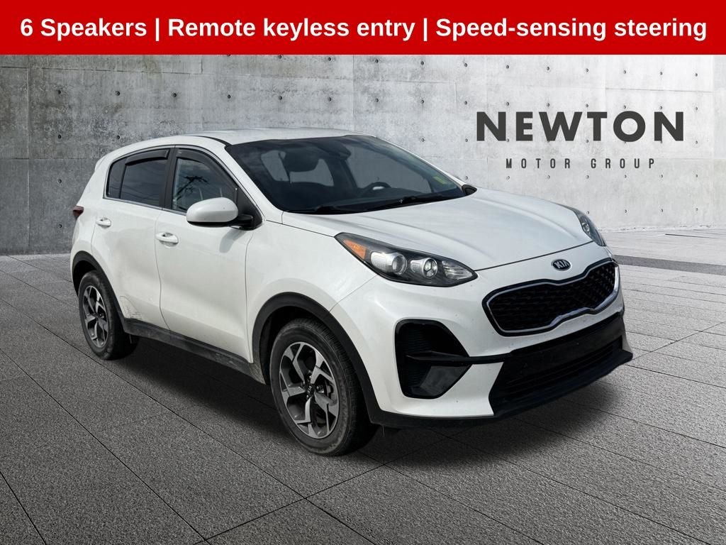 Used 2021 White Kia LX image 1