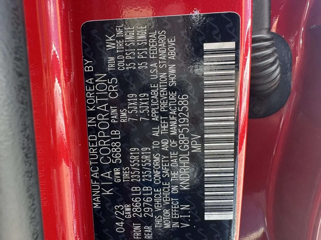 Used 2023 Red Kia EX image 24