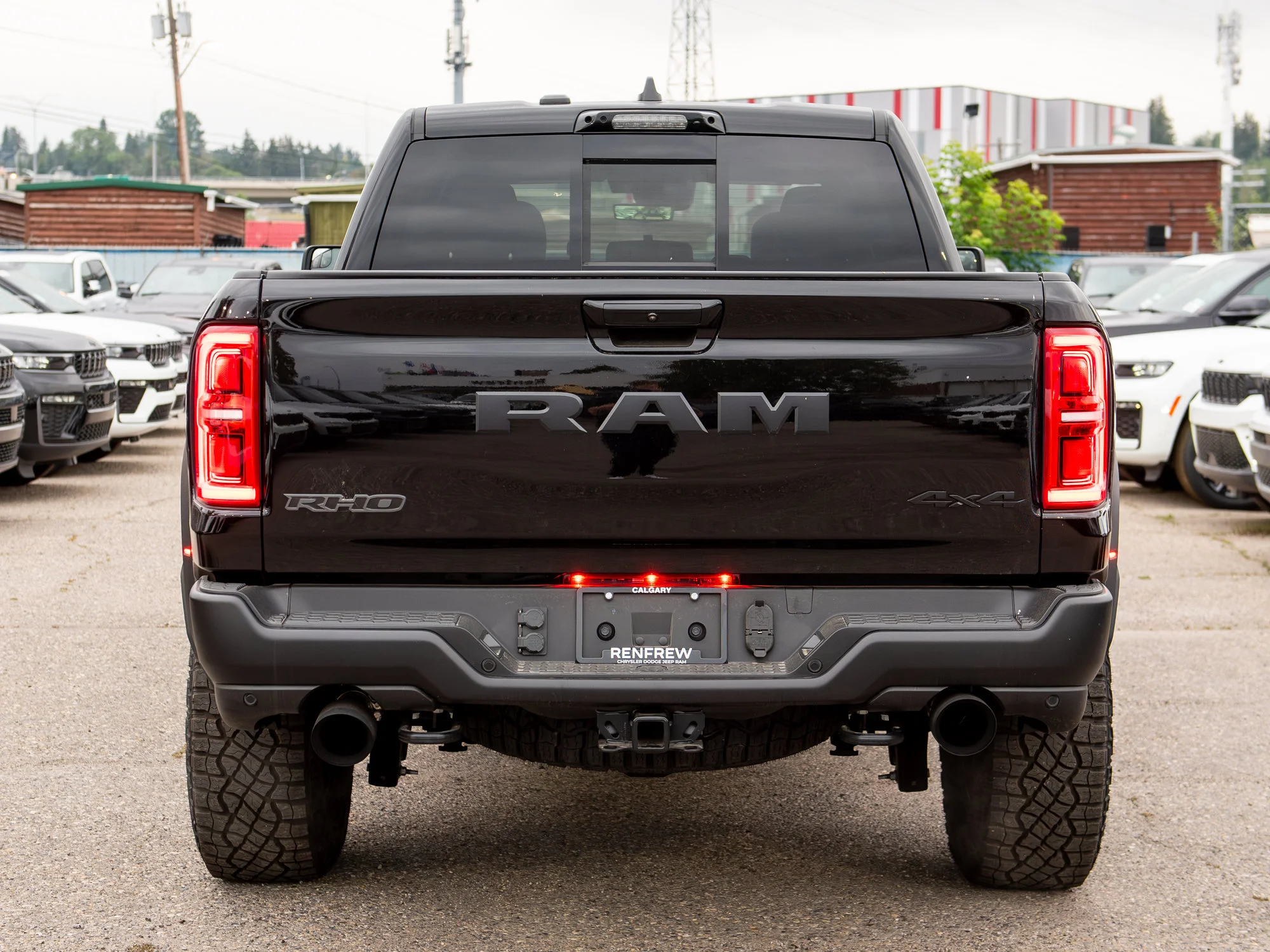New 2026 Black RAM RHO* Crew Cab 4x4, 540 HORSEPOWER, Massage Seats, Head-Up Display image 7