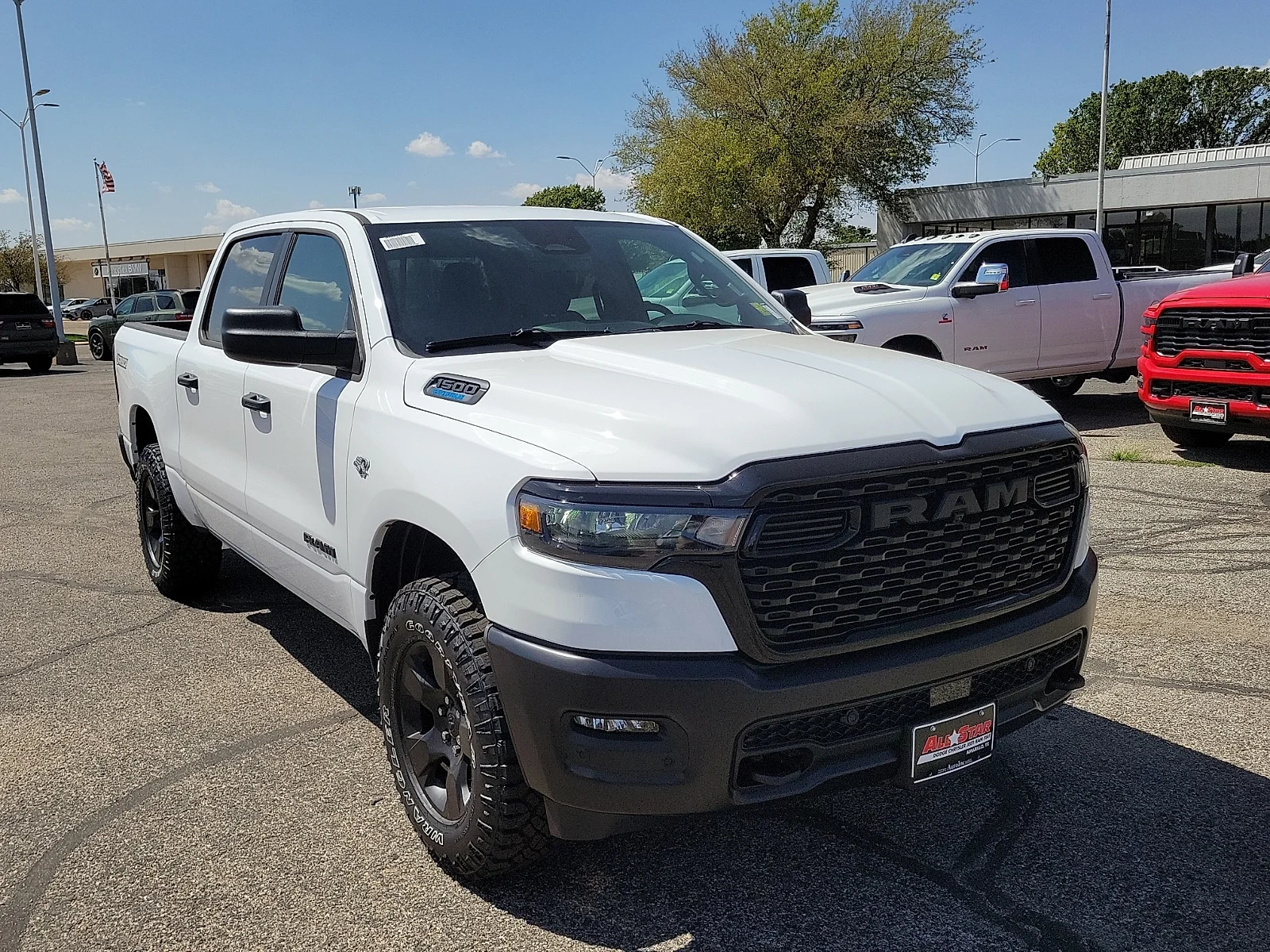 New 2026 Bright White Ram WARLOCK CREW CAB 4X4 5