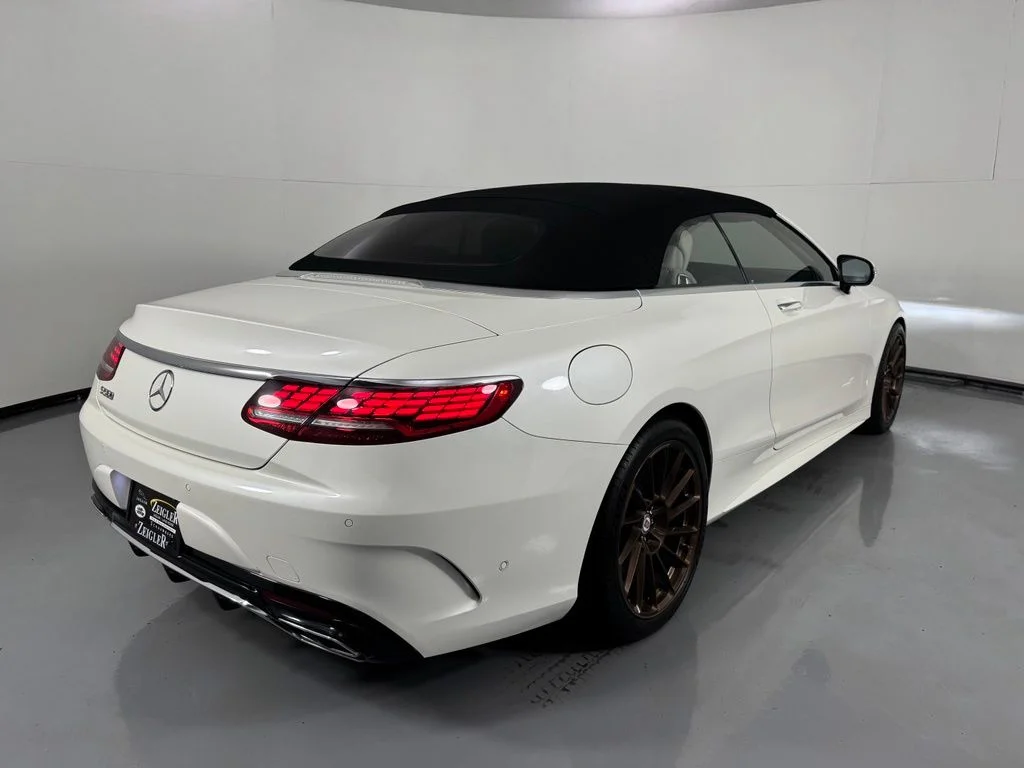 Used 2019 designo Diamond White Metallic Mercedes-Benz S 560 image 6