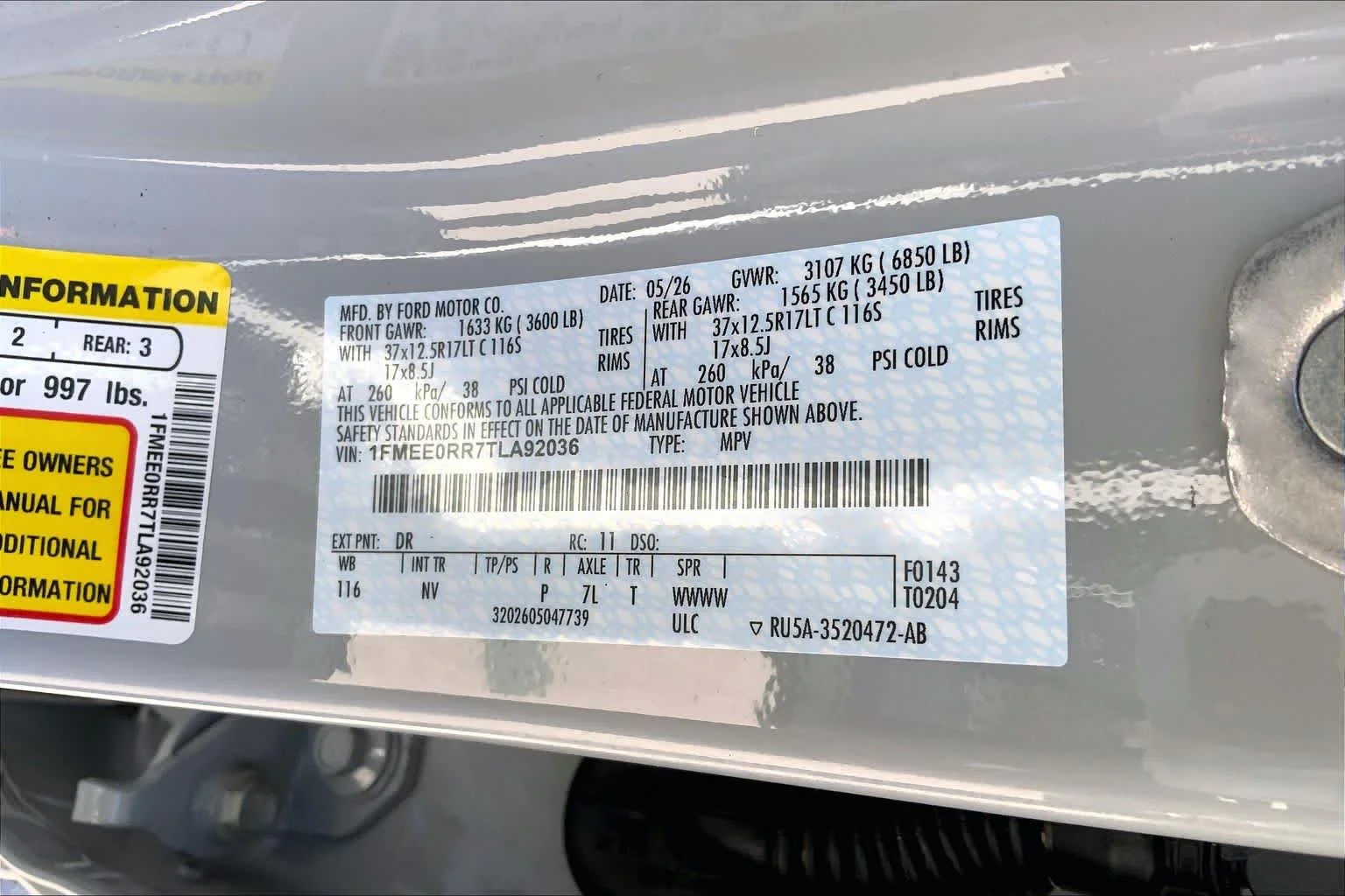 New 2026 Avalanche Gray Ford Raptor® image 12