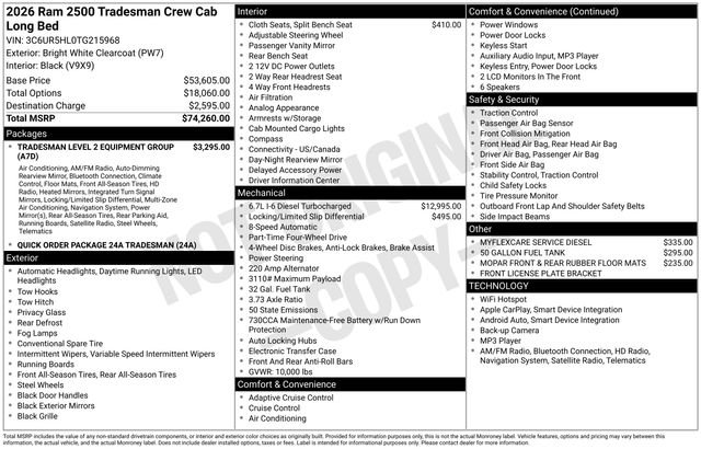 2026 RAM 2500 Tradesman - Photo 43