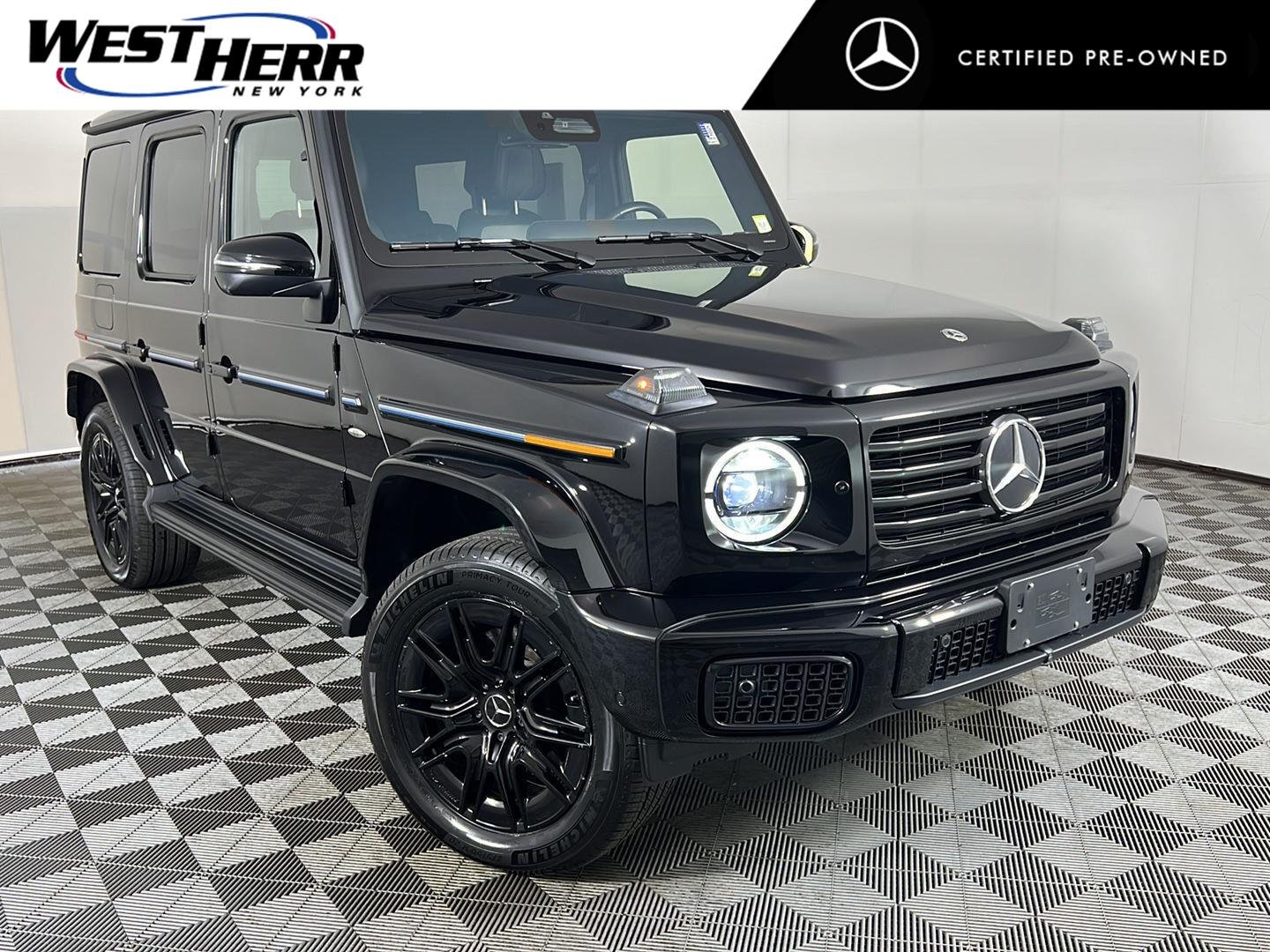 Certified Used 2025 Obsidian Black Metallic Mercedes-Benz G 580e image 1