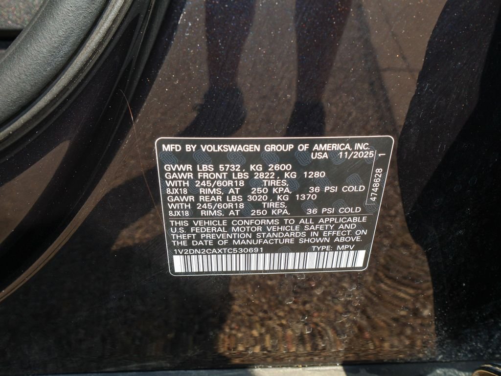 Certified Used 2026 Black Volkswagen 2.0T SE image 30