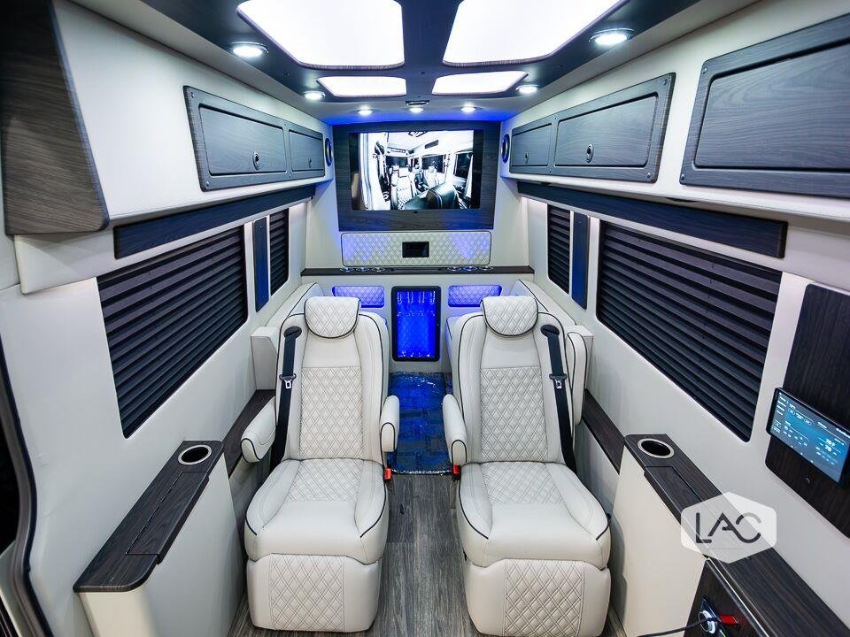 New 2024 Black Blue Mercedes-Benz 3500XD HIGH ROOF I4 DIESE image 5