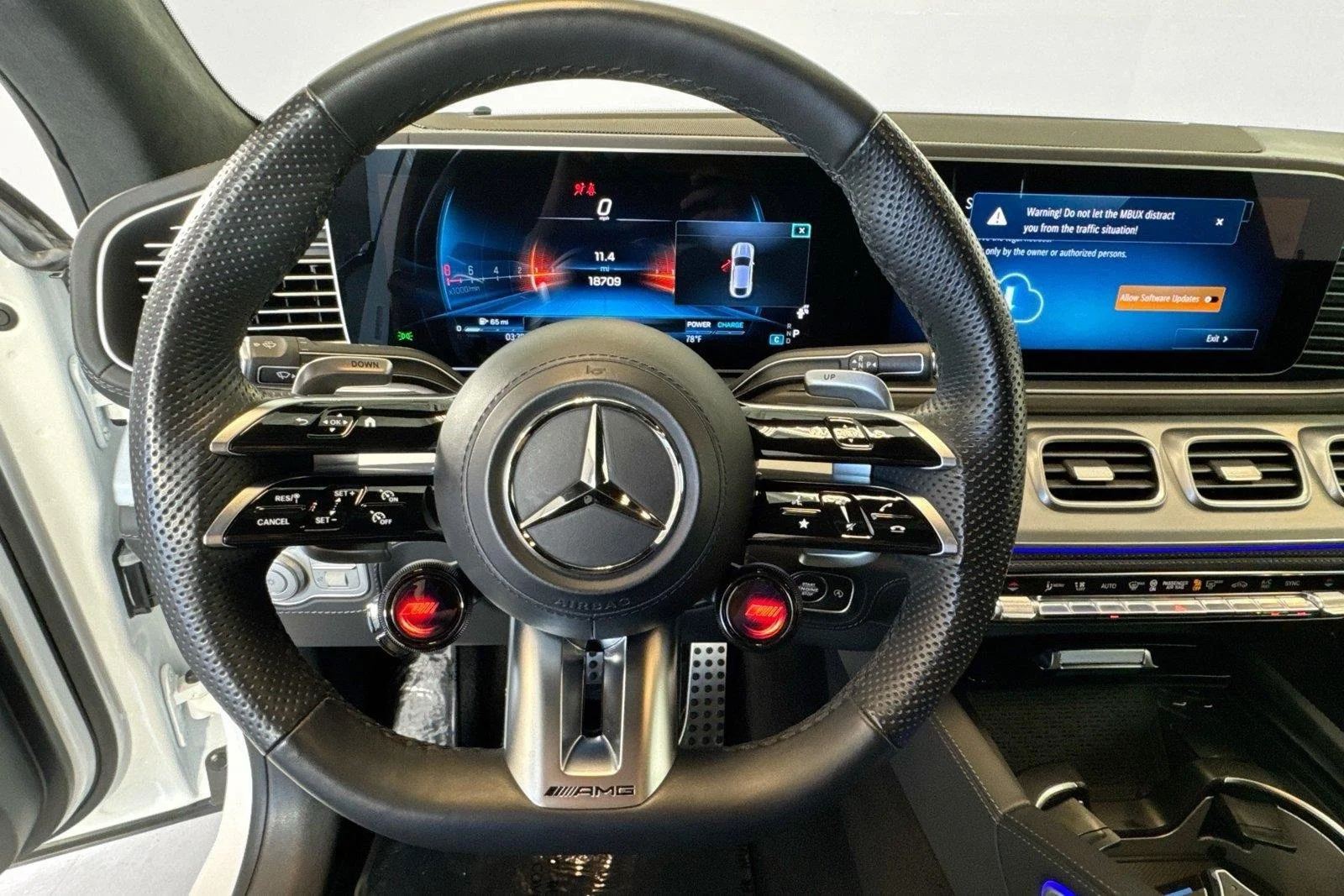 Used 2024 Polar White Mercedes-Benz AMG® GLE 63 S image 11