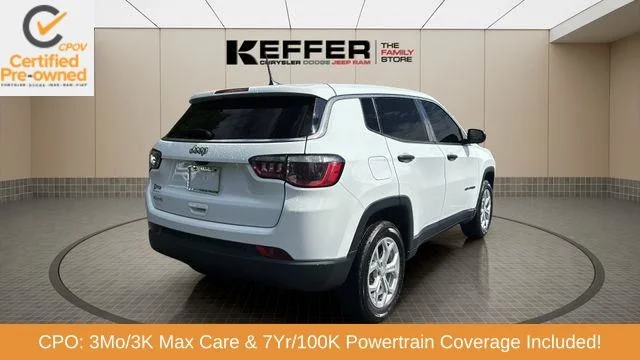 Certified Used 2024 White Jeep Sport image 9