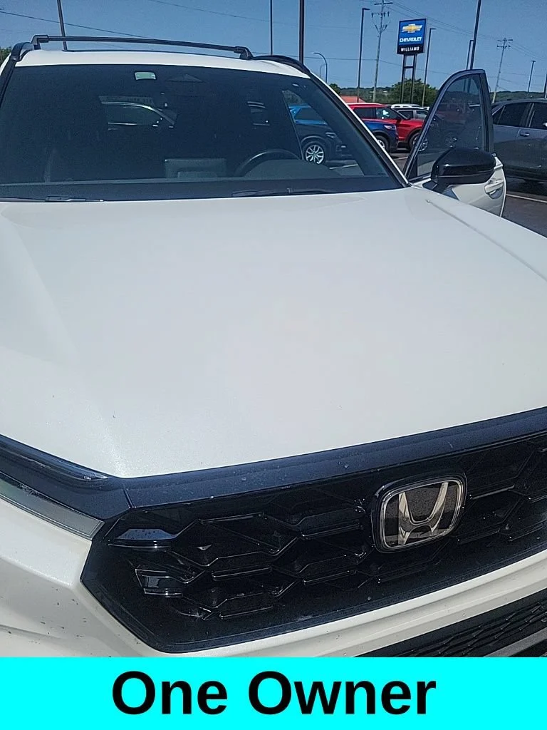 Used 2024 Platinum White Pearl Honda HYBRID AWD SPORT-L image 12