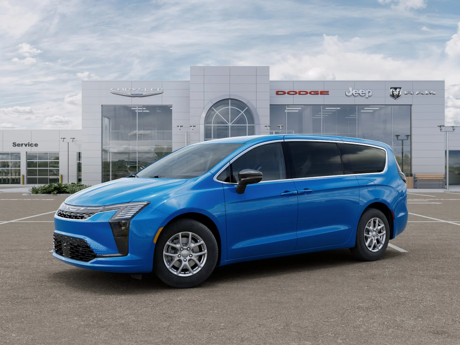 New 2027 Hydro Blue Pearl-Coat Exterior Paint Chrysler Select image 25