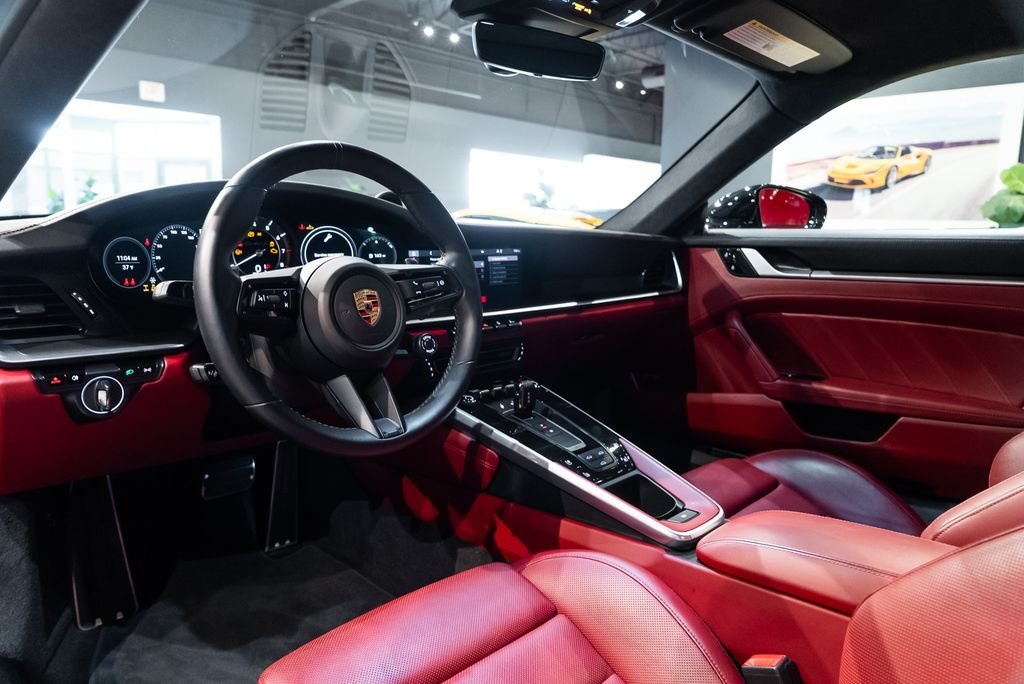 Used 2021 Jet Black Metallic Porsche Turbo S image 21