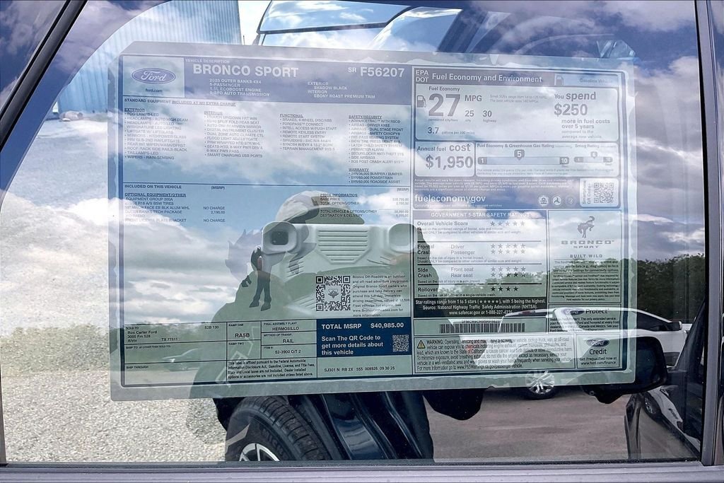 New 2025 Ford Bronco Sport Outer Banks 4D Sport Utility