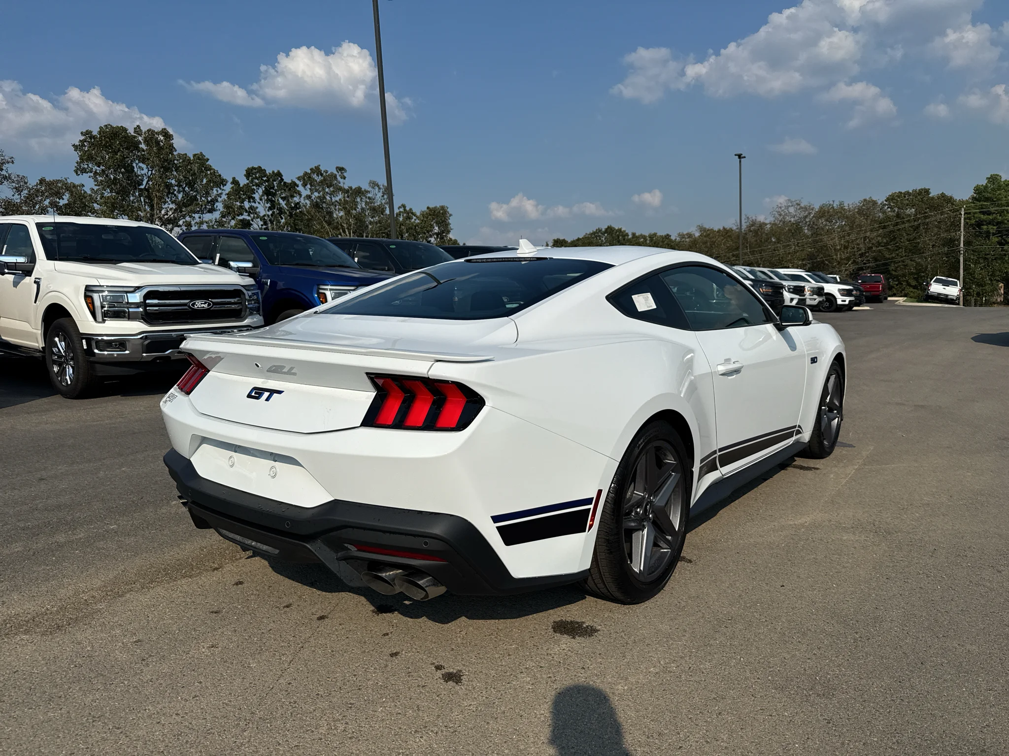 New 2025 Oxford White Ford GT Premium Fastback image 5