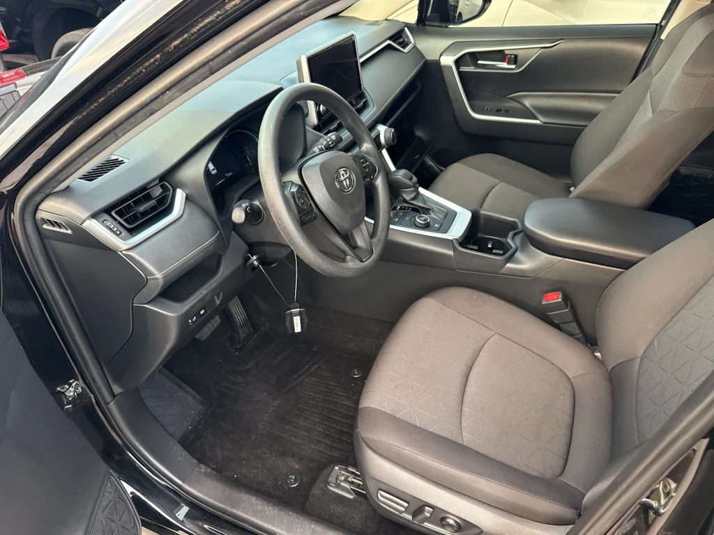 Used 2025 Midnight Black Metallic Toyota Hybrid XLE image 7