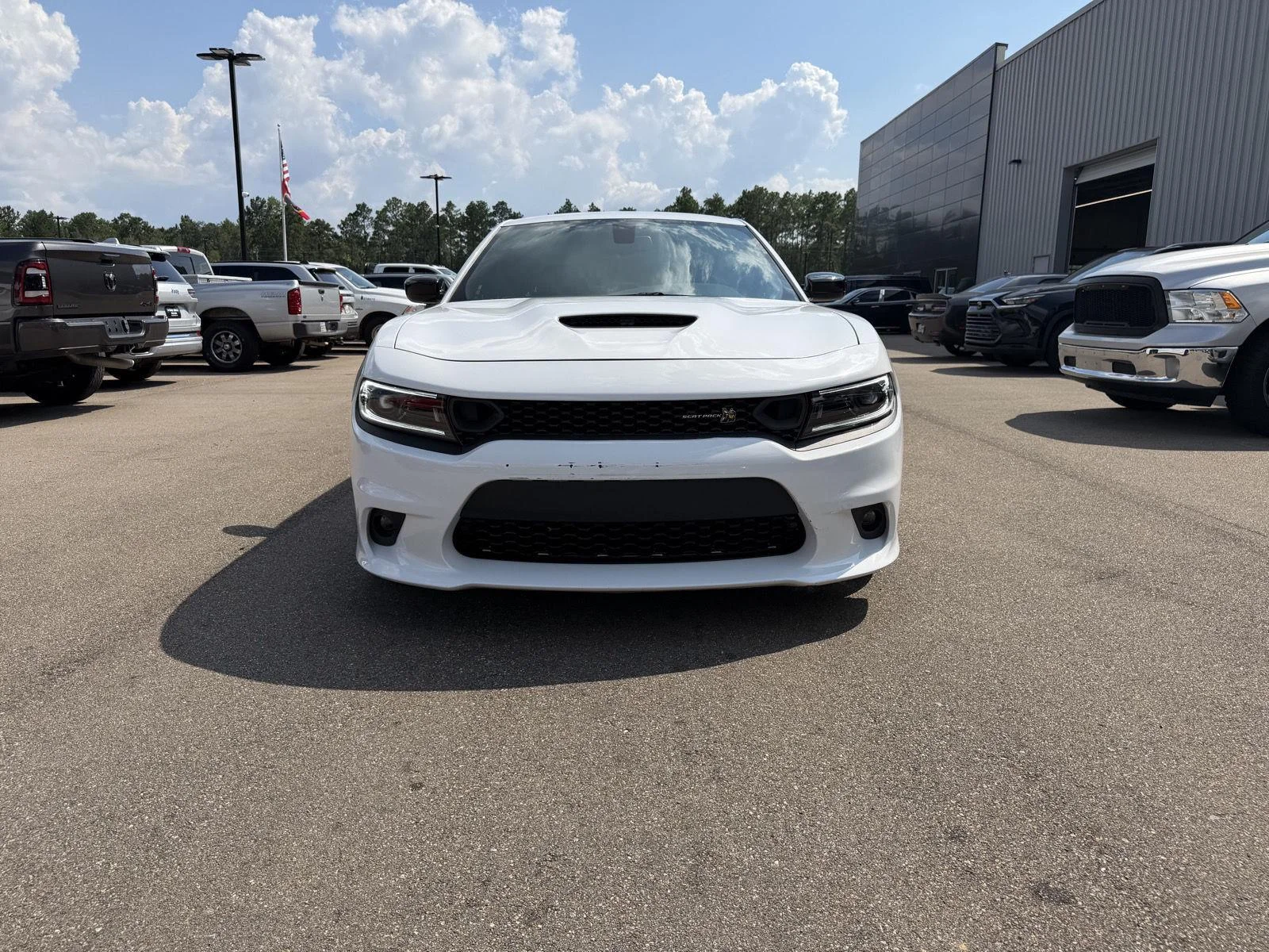 Used 2023 White Knuckle Clearcoat Dodge Scat Pack image 2