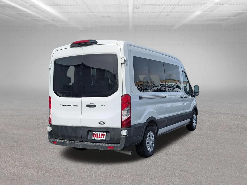 New 2026 Oxford White Ford Passenger Van XLT image 11