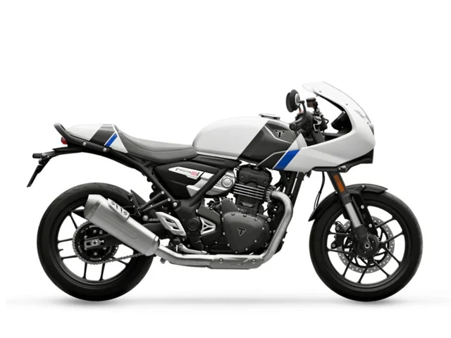 2026 Triumph Thruxton 400 Pearl Metallic White / Storm Grey 400