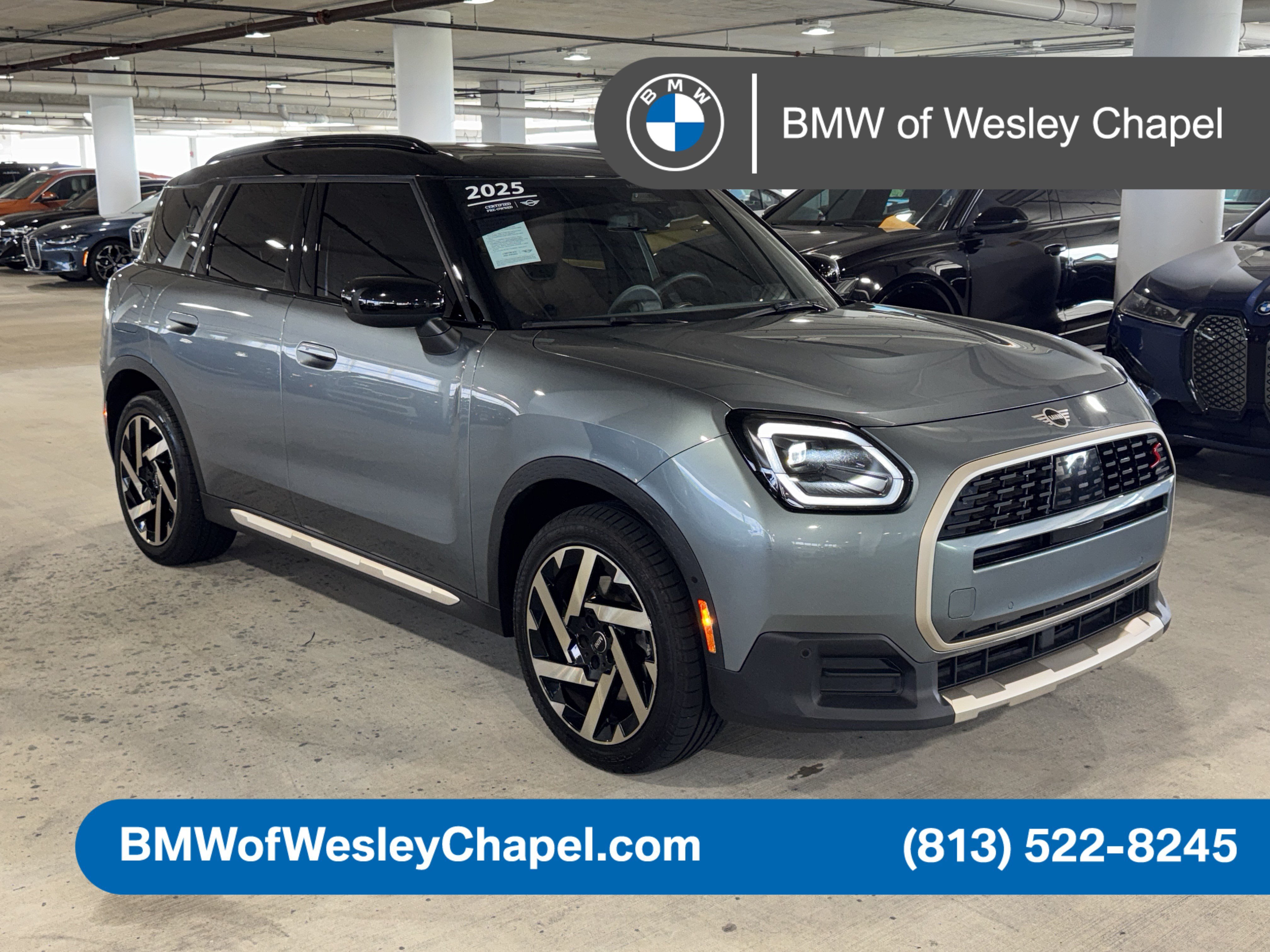 Certified Used 2025 Smokey Green Metallic MINI S image 1