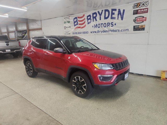 Used 2020 Jeep Compass Trailhawk with VIN 3C4NJDDB7LT239185 for sale in Beloit, WI
