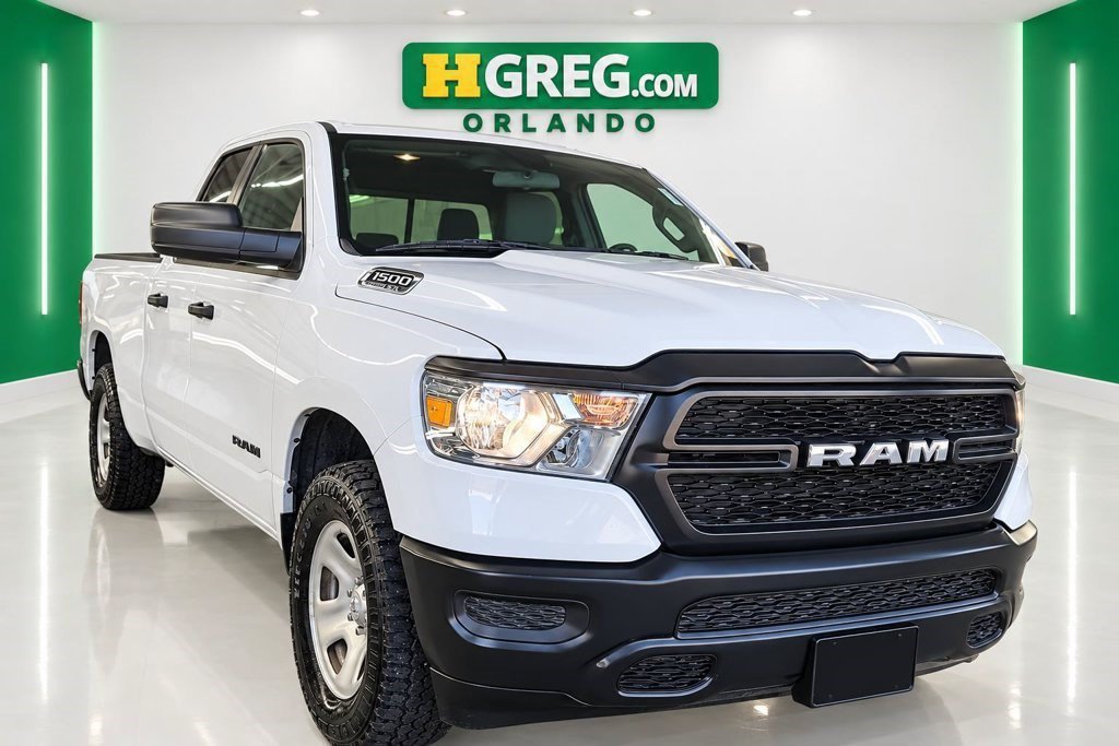 Used 2022 Bright White Clearcoat Ram Tradesman image 3