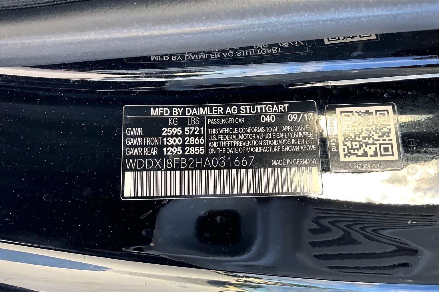 Used 2017 designo Mocha Black Mercedes-Benz S 550 image 31