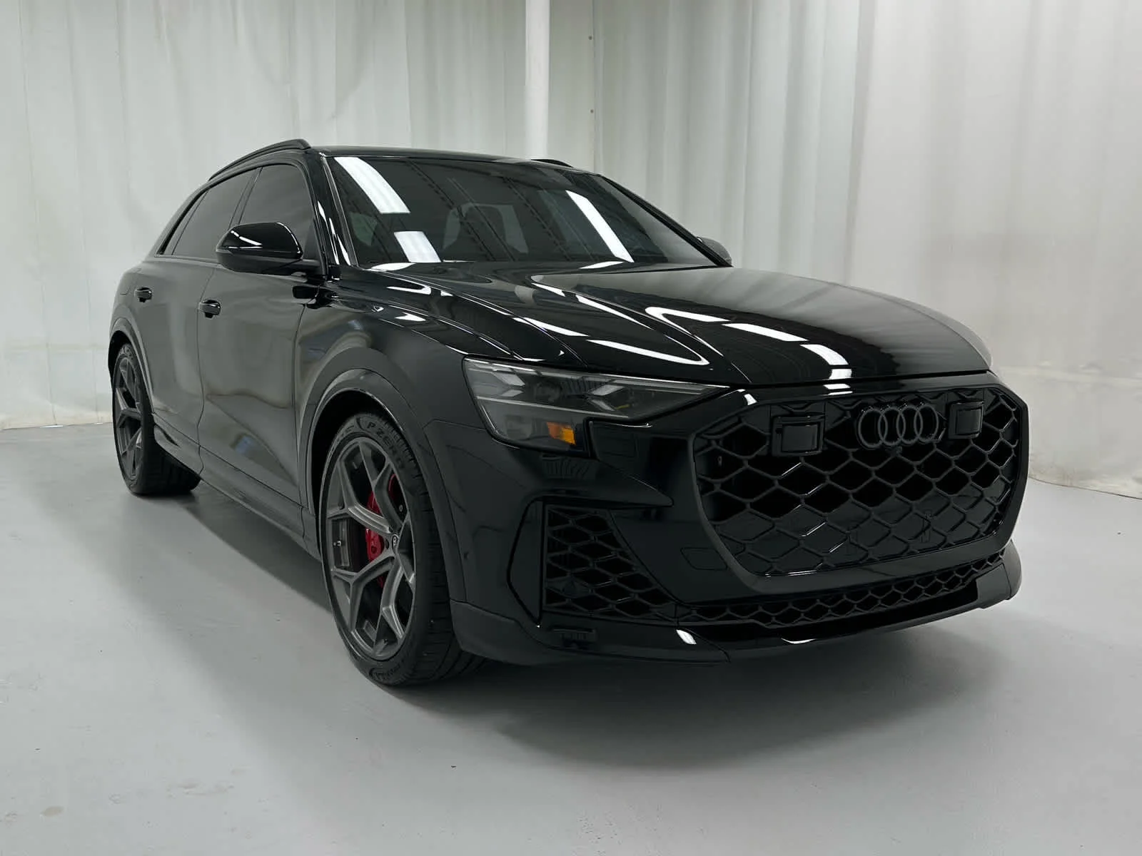 Used 2025 Mythos Black Metallic Audi performance image 2
