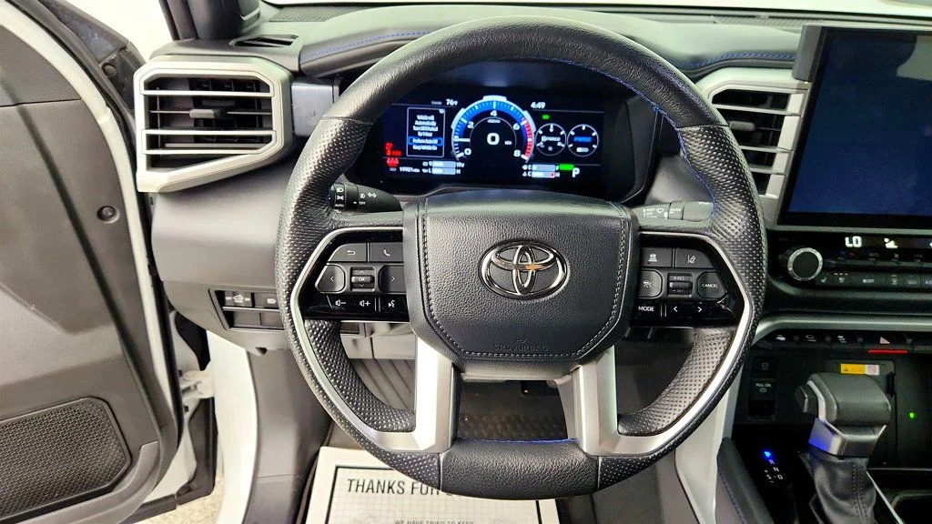 Used 2024 Wind Chill Pearl Toyota Platinum Hybrid CrewMax 5.5
