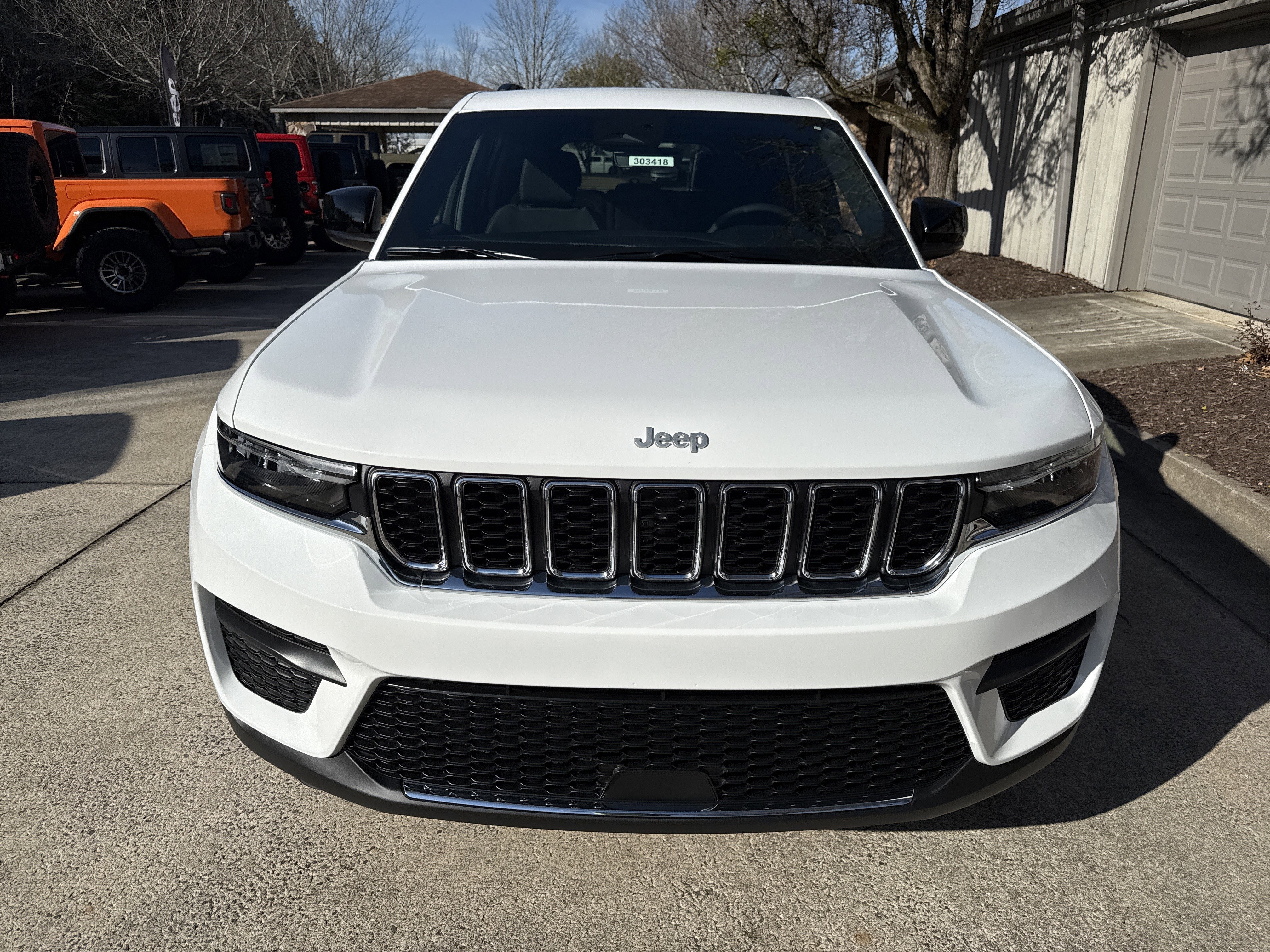New 2025 Bright White Clearcoat Jeep Laredo image 2