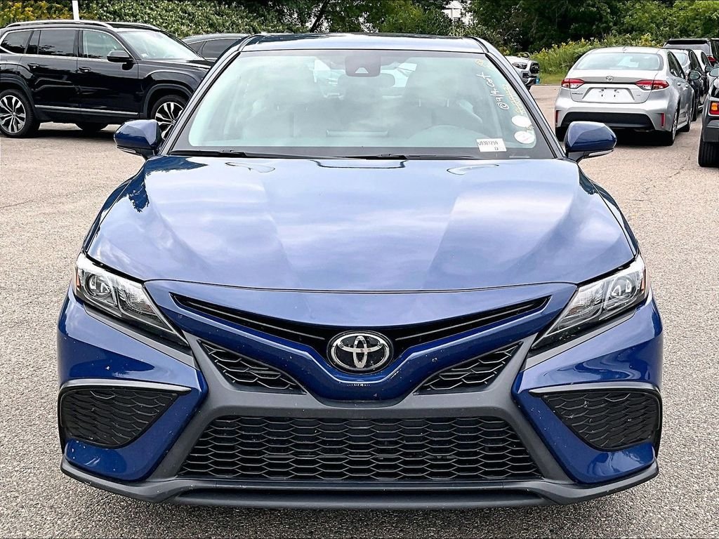 Certified Used 2024 Blue Toyota SE image 2