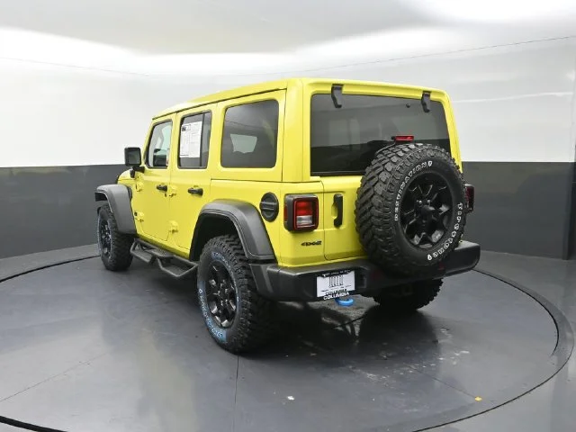 Used 2023 Yellow Jeep Willys 4xe image 8