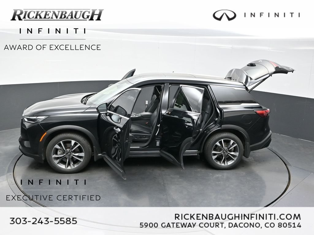Certified Used 2023 Black INFINITI LUXE image 47