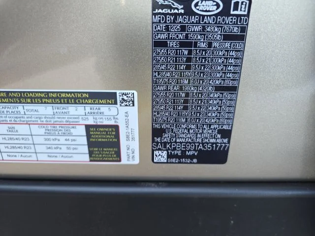 New 2026 Batumi Gold Land Rover SE LWB image 22