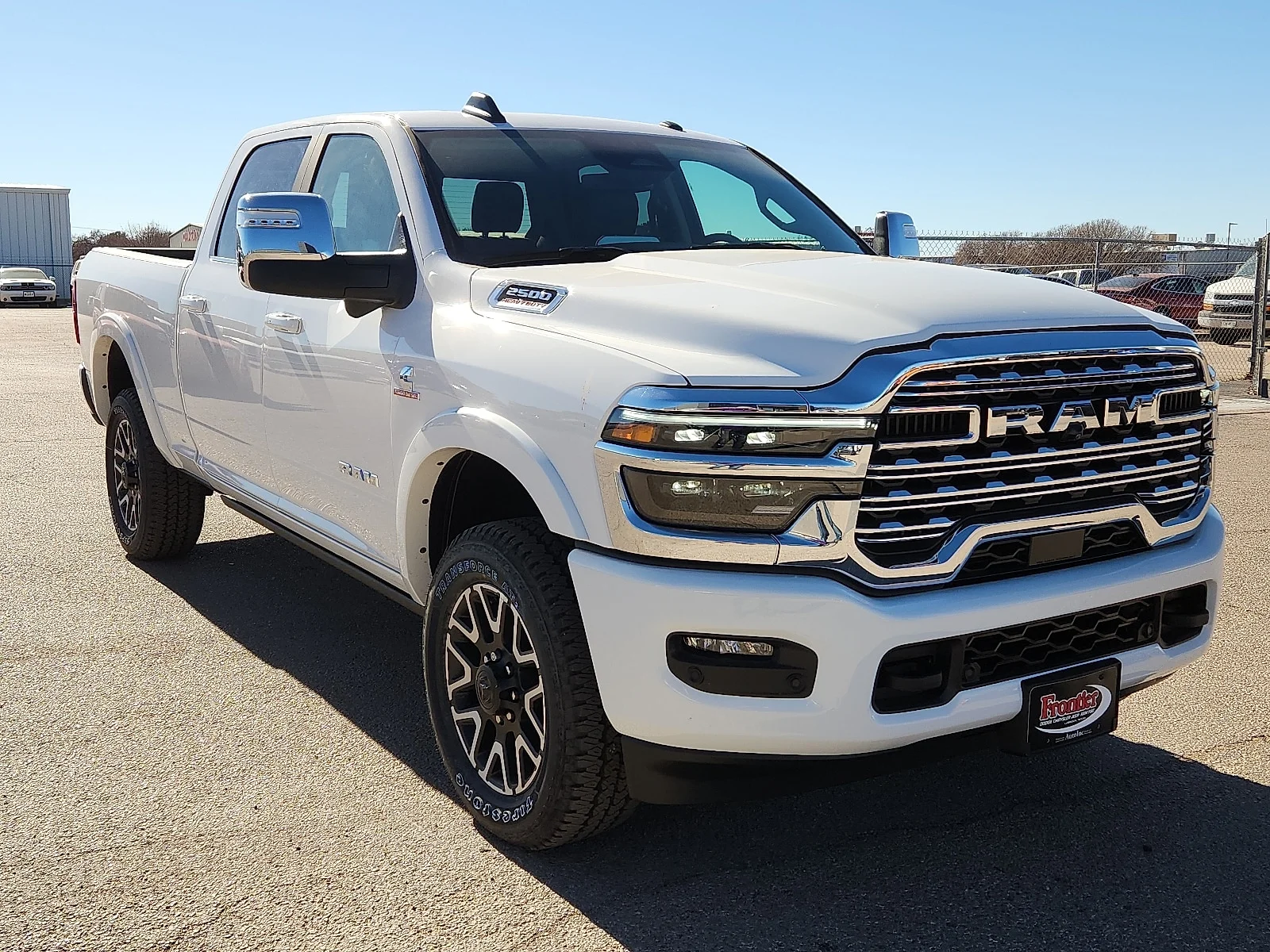 New 2026 Bright White Clear-Coat  Paint Ram LIMITED LONGHORN CREW CAB 4X4 6