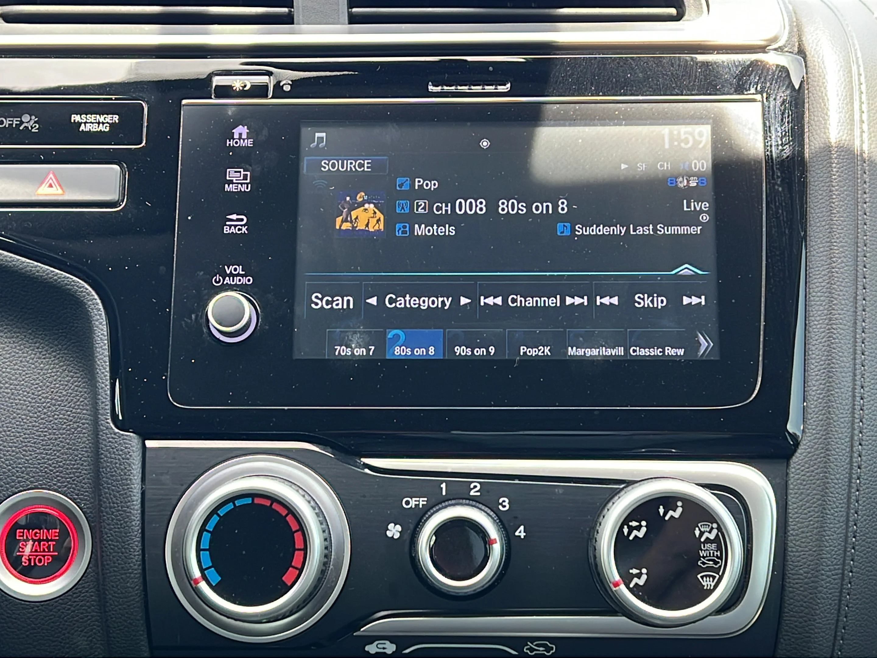 Used 2020 Aegean Blue Metallic Honda EX image 17