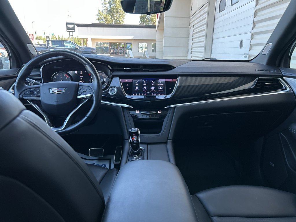 Used 2023 Stellar Black Metallic Cadillac AWD Sport image 17